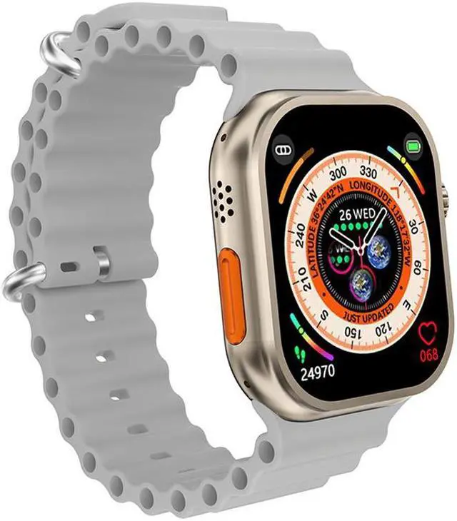 Alt view image 3 of 5 - As19 Ultra Max Smart Watch Wireless Charger Bluetooth Calling Information Reminder Sports S9