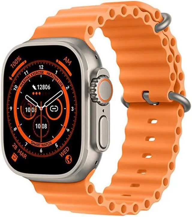 Alt view image 3 of 7 - C900 Ultra Smart Watch 2.09-Inch Bluetooth Calling Heart Rate Blood Pressure Multi-Sports Watch