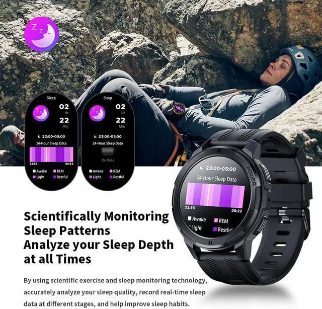 Alt view image 3 of 6 - C25 Smart Watch Round Screen Call Reminding Heart Rate Blood Pressure Blood Oxygen Sleep Monitoring A Variety Of Sports