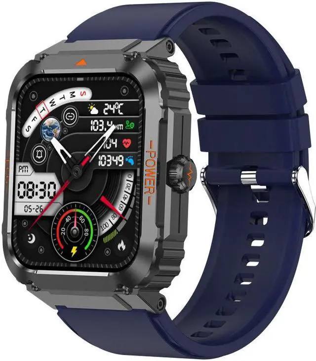 Alt view image 4 of 5 - Et550 Smart Watch Bluetooth Calling Ecg Blood Glucose Heart Rate Body Temperature Monitoring Sports Watch