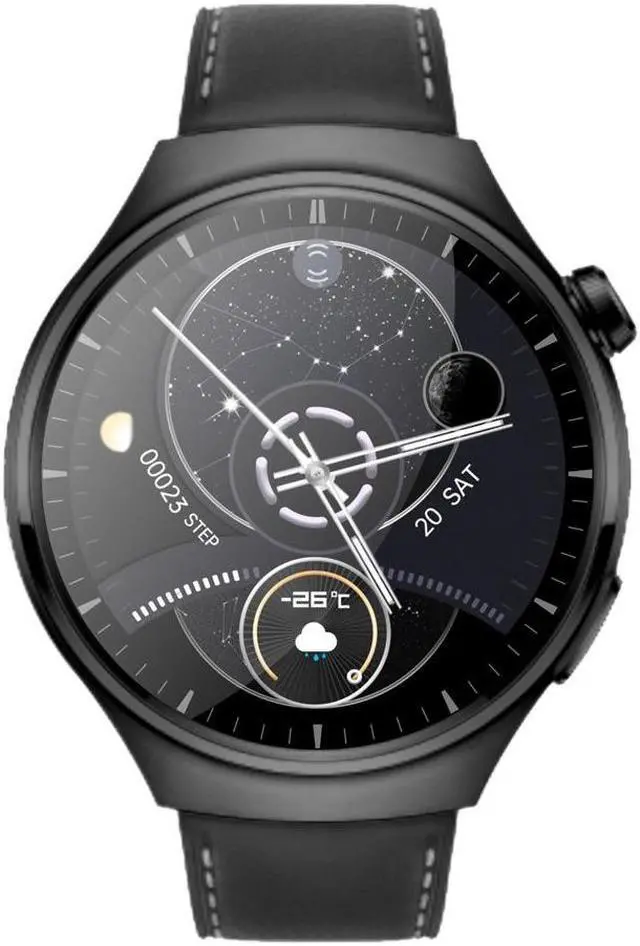 Alt view image 3 of 5 - P10 Pro Smartwatch 1.62-Inch Round Screen Voice Assistant Wireless Charging Nfc Access Bedside Lamp