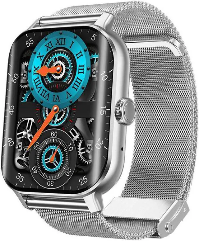 Alt view image 2 of 7 - F12 Smart Watch 2.02 Curved Screen Bluetooth Calling Blood Sugar Blood Pressure Health Monitoring Small Game