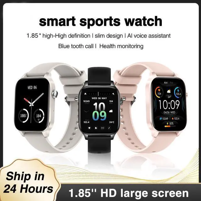 Alt view image 4 of 5 - I82 Smart Watch Bluetooth Calling Heart Rate Blood Oxygen Monitoring Multifunctional Sports Smart Watch