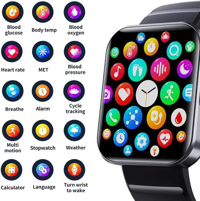 Alt view image 3 of 7 - F21pro Smart Watch Bluetooth Calling Heart Rate Blood Pressure Blood Oxygen Sleep Health Monitoring Sports Bracelet