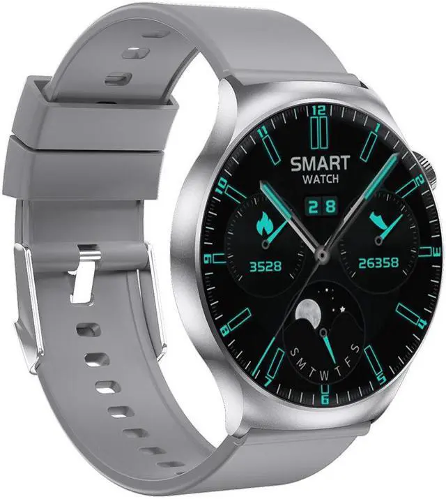 Alt view image 6 of 7 - Dt4 Mate Smart Watch Bluetooth Calling Health Monitoring Wireless Charger Compass Sports Watch