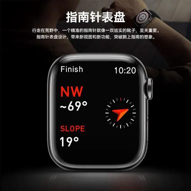 Alt view image 3 of 5 - Cx9promax Smart Watch Bluetooth Talk Heart Rate Sleep Monitor Fitness Meter Step Exercise Smart Watch
