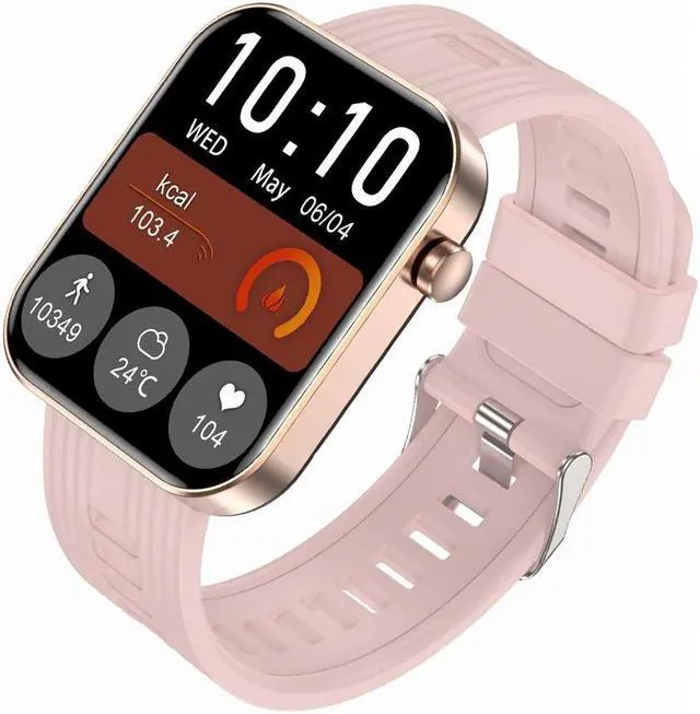 Alt view image 5 of 5 - Fw10 Smart Watch Bluetooth Talk Music Heart Rate Monitoring Voice Assistant Step Meter Exercise Waterproof