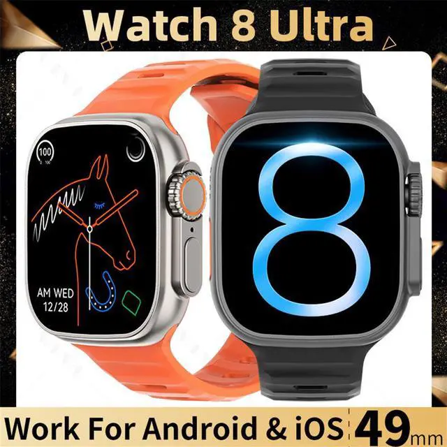 Alt view image 2 of 5 - Spot Watch8ultra Smartwatch Bluetooth Call Information Reminder