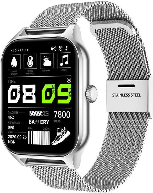 Alt view image 2 of 7 - Gt40 Bluetooth Talk Smart Watch Bracelet Health Monitoring Sports Smart Watch
