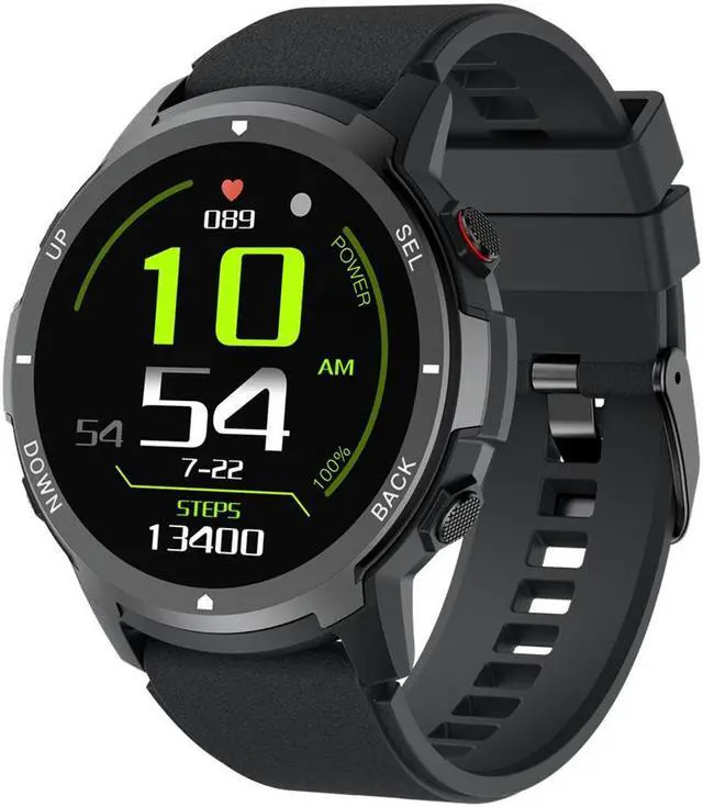 Alt view image 4 of 6 - S52 Smart Watch 1.39-Inch Round Screen Heart Rate Blood Pressure Sleep Monitoring Message Reminder Sport Step Counting