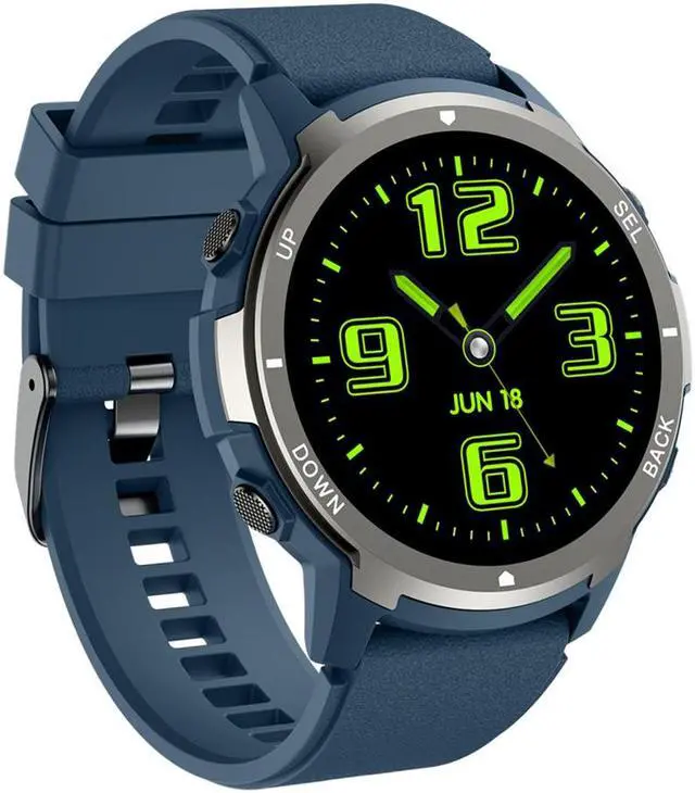 Alt view image 3 of 6 - S52 Smart Watch 1.39-Inch Round Screen Heart Rate Blood Pressure Sleep Monitoring Message Reminder Sport Step Counting