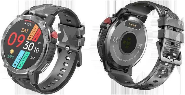 Alt view image 3 of 5 - C22 Bluetooth Calling 1.6-Inch Outdoor Three-Proof More Than Sport Smart Watch