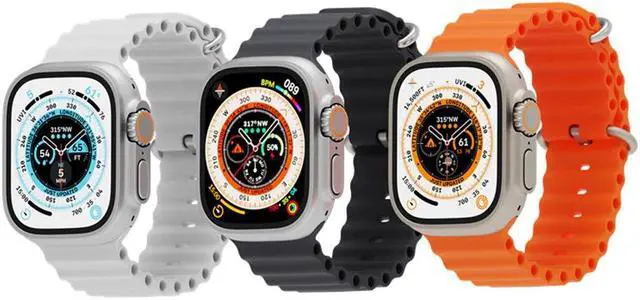 Alt view image 2 of 5 - S8 Ultra Health Smartwatch 1.99 "Bluetooth Call Password Lock Screen Casual Mini Game