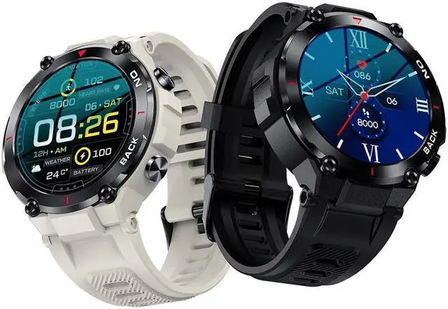 Alt view image 4 of 7 - K37 Smart Watch Female Physiological Cycle Reminder True Blood Oxygen Gps Double Star Positioning Sports Watch