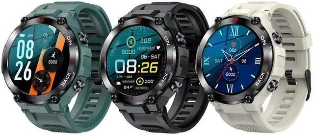 Alt view image 5 of 7 - K37 Smart Watch Female Physiological Cycle Reminder True Blood Oxygen Gps Double Star Positioning Sports Watch