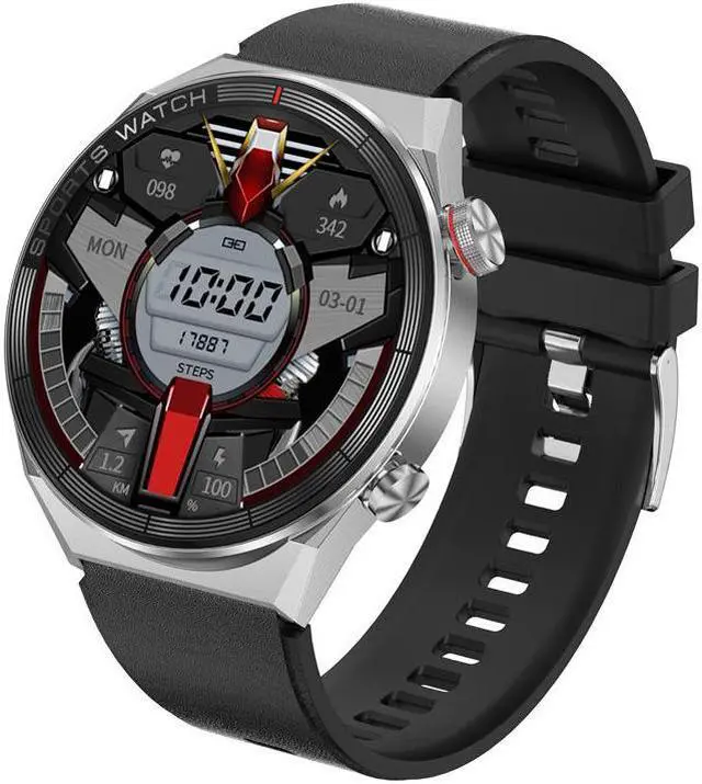 Alt view image 6 of 7 - Dt3mate Smart Watch Porsche Bluetooth Calling Heart Rate Blood Pressure Monitoring Offline Payment