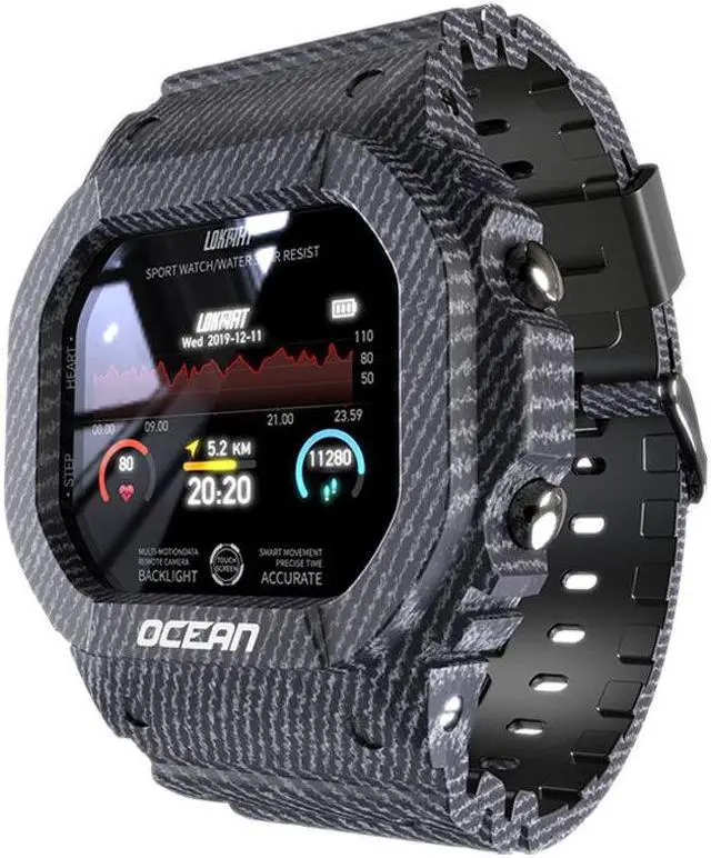 Main image of Ocean Bluetooth Sports Smart Watch Heart Rate Blood Pressure Health Monitoring Multi-Sport Mode Bracelet
