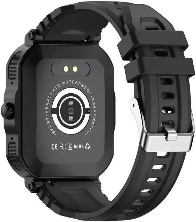 Alt view image 2 of 5 - H30 Smart Watch Three-Proof Outdoor Sports Bluetooth Calling Electronic Meter Step Heart Rate Blood Oxygen Weather Monitoring