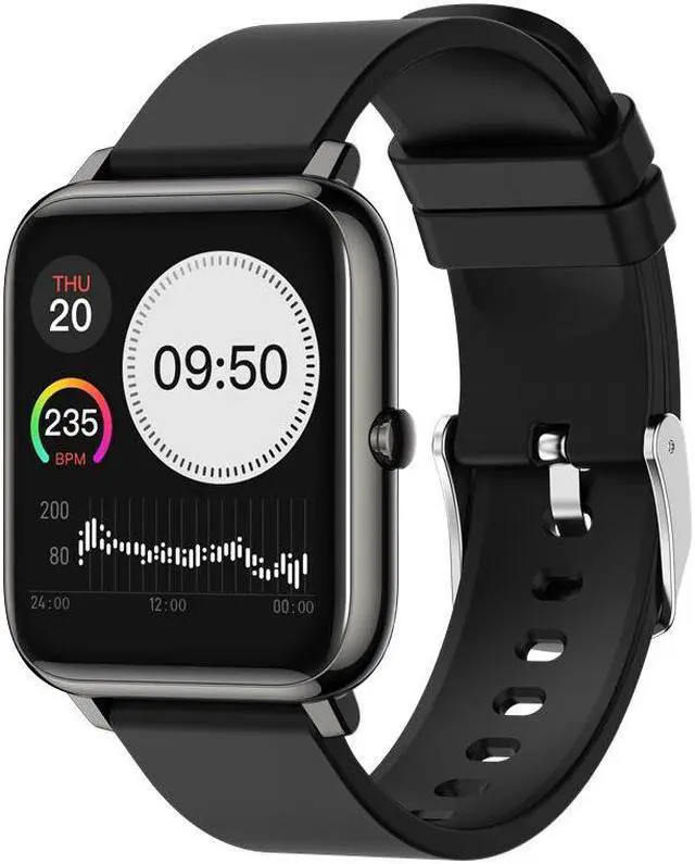 Main image of P22 Smart Bracelet Large Screen Waterproof Blood Pressure Heart Rate Blood Oxygen Multi-Sports Full Touch Screen Smart Watch