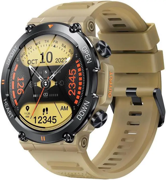 Alt view image 7 of 7 - K56Pro smartwatch fitness tracker Bluetooth call health test