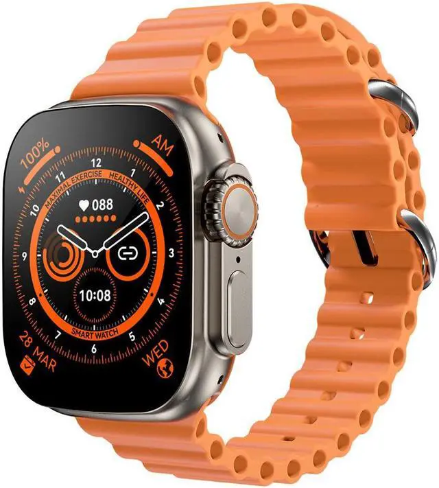 Alt view image 3 of 5 - Zd8 Ultra Max + Bluetooth Calling 2.2-Inch Hd Large Screen Waterproof Compass Sports Watch