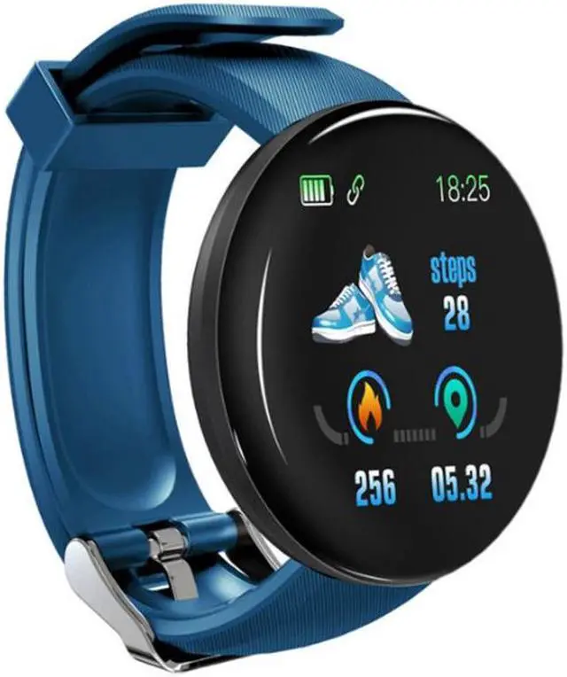 Main image of D18 Round Screen Smart Bracelet Color Screen Bracelet Exercise Meter Step Sleep Monitoring Heart Rate Exercise Bracelet