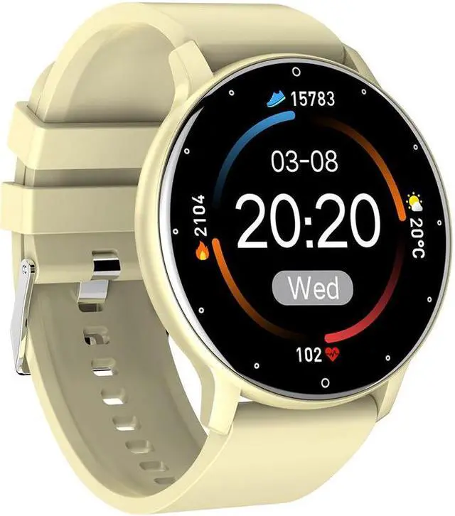 Main image of Zl02cpro Smartwatch Calendar Photo Circle Screen Heart Rate Blood Pressure Message Alert Dafitapp