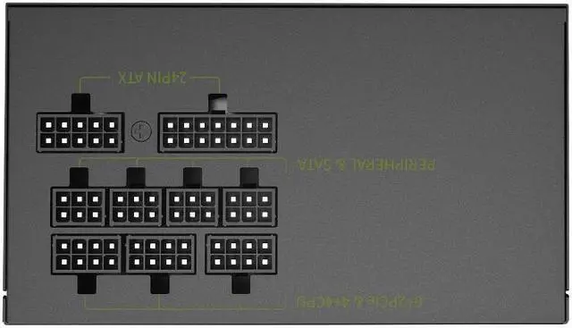 Alt view image 2 of 5 - Great Wall Gold Power X7 Gold Rated 750W Power Desktop Computer Host Full Module Mute
