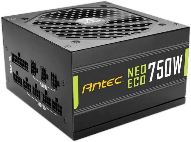 Alt view image 2 of 5 - Antike Gold Ne750 Gold Power Supply Full Module Computer Desktop Host Power Supply Rated 750W