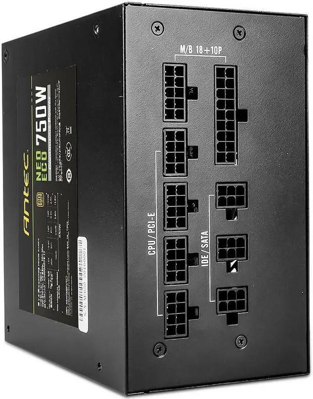 Alt view image 5 of 5 - Antike Gold Ne750 Gold Power Supply Full Module Computer Desktop Host Power Supply Rated 750W