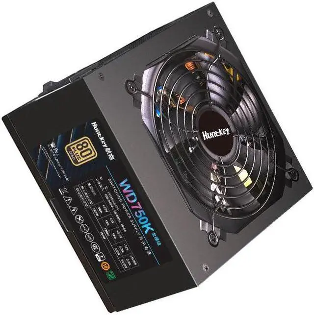 Alt view image 4 of 5 - Huntkey Hangjia Wd750k Full Module Gold 750W Computer Power 80Plus Intelligent Temperature Control