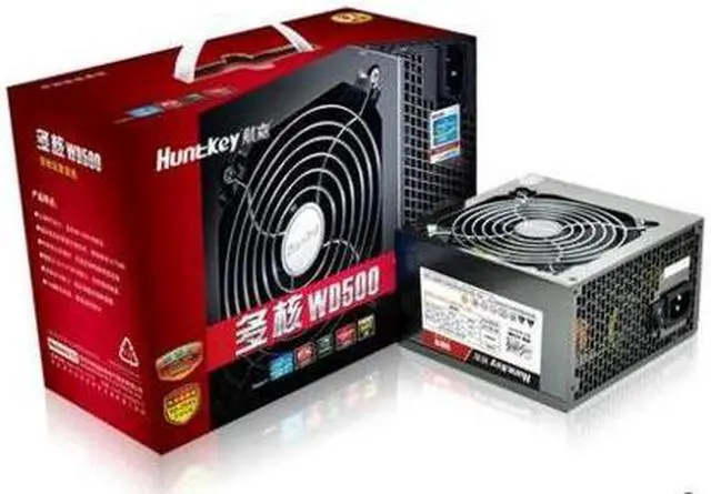 Alt view image 2 of 5 - Hangjia Multi-Core Wd500 Computer Power Supply Desktop Power Supply Rated 500W Computer Main Chassis Power Supply