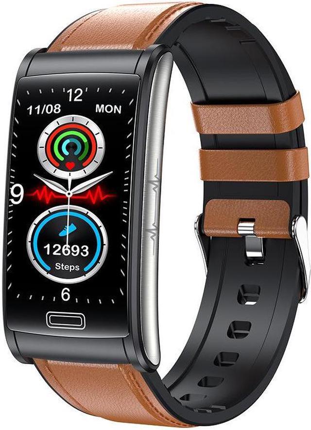 Alt view image 3 of 7 - E600 Smart Bracelet Non-Invasive Blood Glucose Ecg Blood Oxygen Blood Pressure Monitoring Pedometer Watch