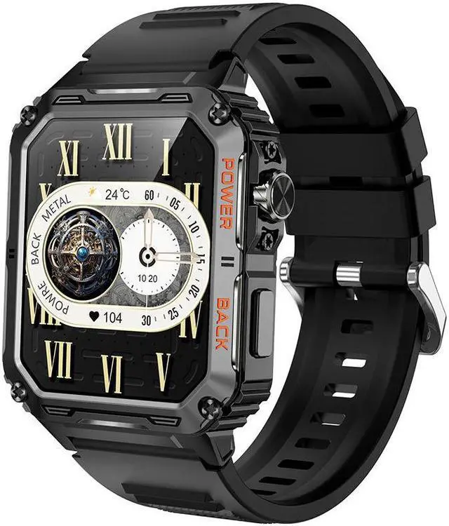 Alt view image 6 of 6 - P3 Call Smart Watch 1.91 Inch Large Screen Heart Rate Sports Waterproof Men's Silicone Smart Watch