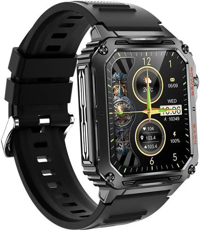Alt view image 3 of 6 - P3 Call Smart Watch 1.91 Inch Large Screen Heart Rate Sports Waterproof Men's Silicone Smart Watch