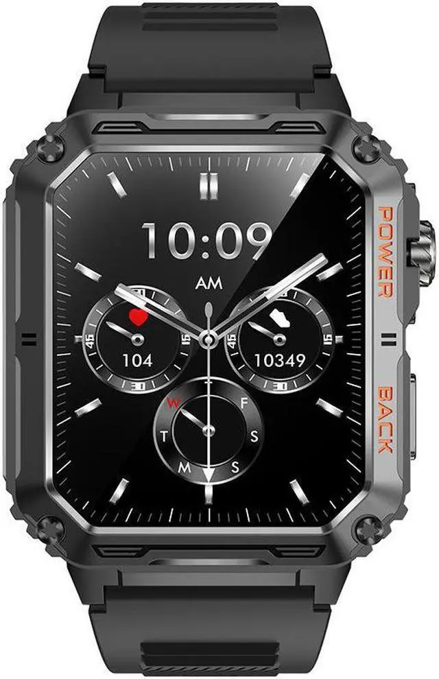 Alt view image 4 of 6 - P3 Call Smart Watch 1.91 Inch Large Screen Heart Rate Sports Waterproof Men's Silicone Smart Watch