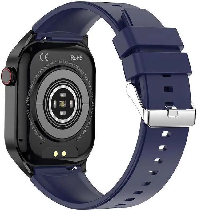 Alt view image 3 of 7 - T98 Smart Watch Bluetooth Call Amolde Blood Glucose Uric Acid Heart Rate Blood Pressure Men's Watch