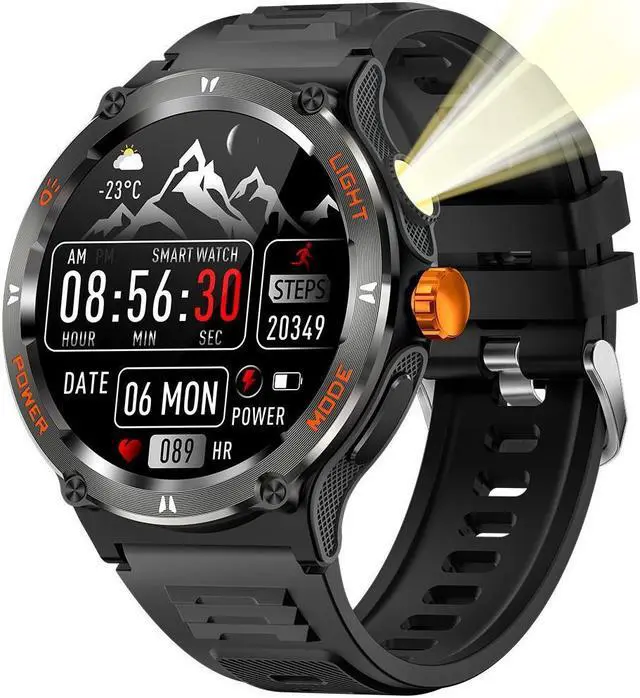 Main image of Kt70 Smart Watch Three-Proof 1.53 Inch Strong Light Compass Call Men's Waterproof Watch