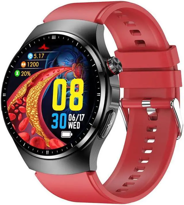 Alt view image 5 of 5 - Tk25 Smart Watch Bluetooth Call Non-Invasive Blood Glucose Uric Acid Blood Lipid Ecg Body Fat Men's Photo Watch