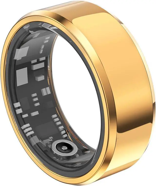 Alt view image 2 of 5 - Black Technology Smart Ring Heart Rate Blood Oxygen Sleep Monitoring Photo Ceramic Ring Waterproof Smart Ring