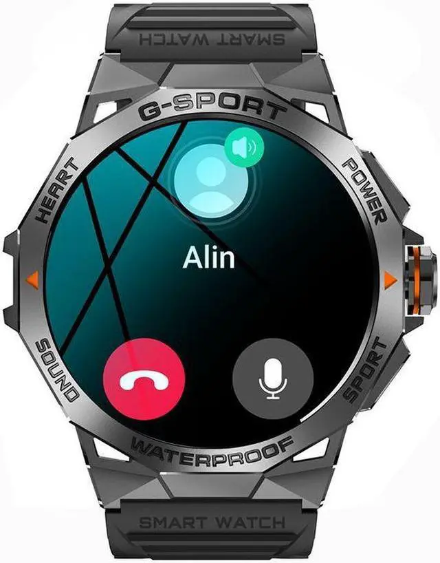 Alt view image 2 of 6 - K62 Smart Watch 1.43 Inch Amoled Round Screen Call Custom Dial Men's Watch