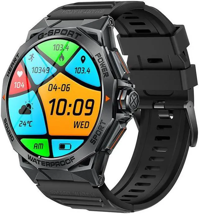 Alt view image 6 of 6 - K62 Smart Watch 1.43 Inch Amoled Round Screen Call Custom Dial Men's Watch