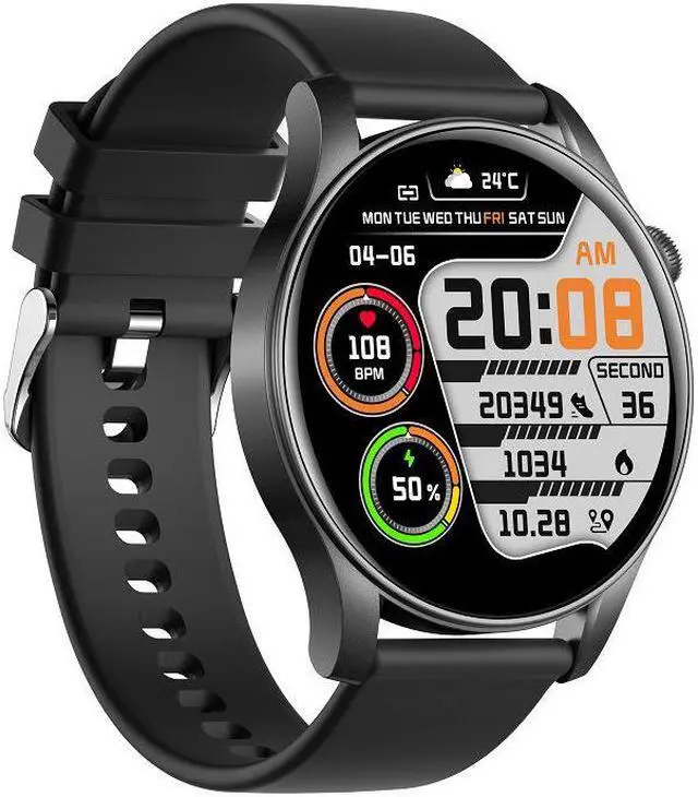 Alt view image 2 of 7 - Kc88 Smart Watch Bluetooth Call Amoled Round Sport Men Photo Hd Watch