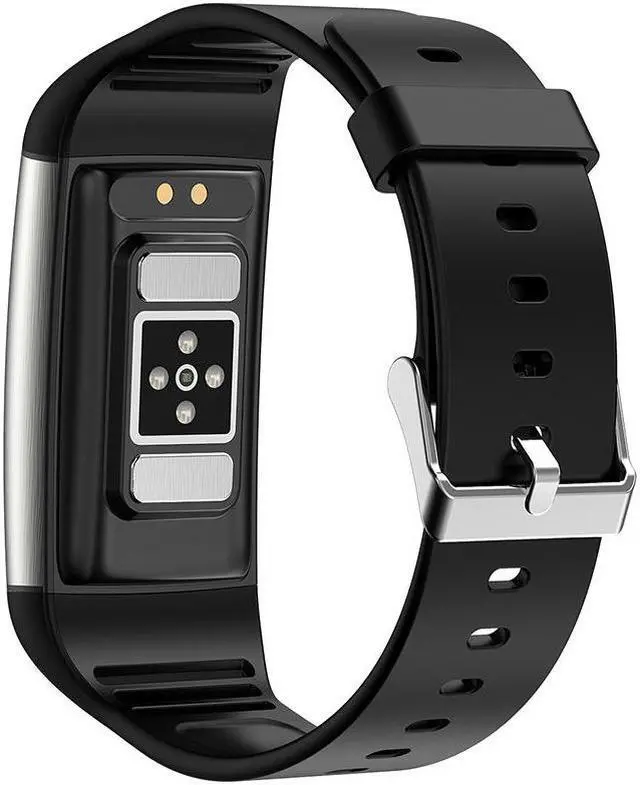 Alt view image 2 of 5 - Tk76 Smart Bracelet Non-Invasive Blood Glucose Lipid Uric Acid Heart Rate Pedometer Waterproof Men's Watch