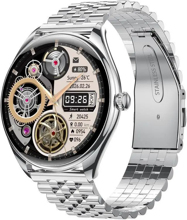 Alt view image 3 of 5 - Mt55 Smart Watch 1.43 Inch Amoled Hd Large Screen Bluetooth Call Sports Men's Watch