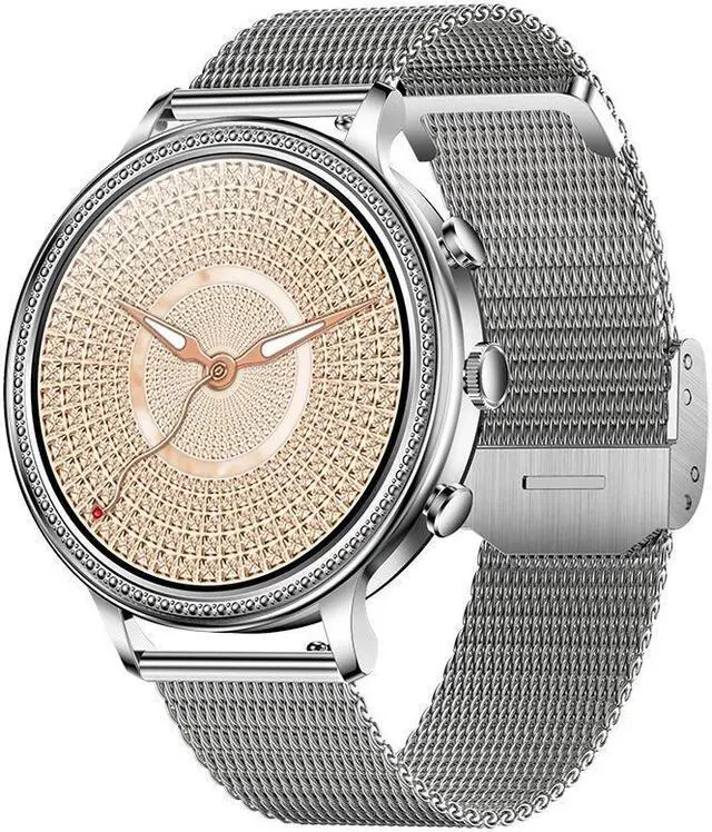 Alt view image 2 of 5 - V60 Smart Watch Business Women Sleep Monitoring 1.39-Inch Full Touch Round Call Waterproof Bracelet