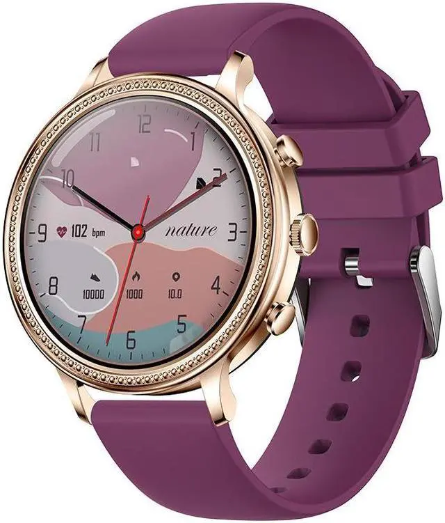 Alt view image 3 of 5 - V60 Smart Watch Business Women Sleep Monitoring 1.39-Inch Full Touch Round Call Waterproof Bracelet