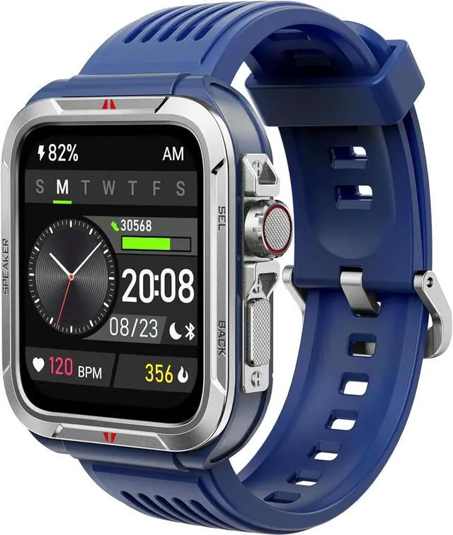 Alt view image 3 of 5 - Id Sport01 Smart Watch Heart Rate Blood Pressure Health Pedometer Sleep Monitor Men's Watch
