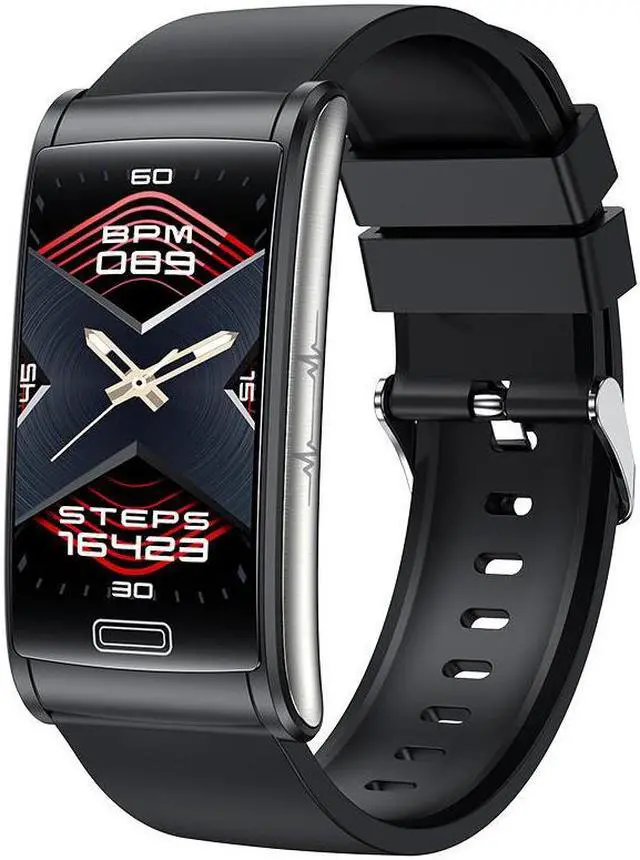 Main image of E600 Smart Bracelet Blood Glucose Ecg Blood Oxygen Blood Pressure Monitoring Pedometer Men's Photo Watch