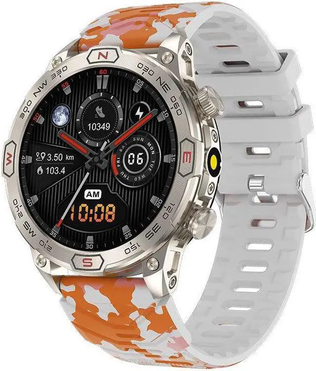 Alt view image 3 of 5 - Kc86 Smart Watch Hd Amloed Screen Bluetooth Call Heart Rate Blood Pressure Sports Smart Watch